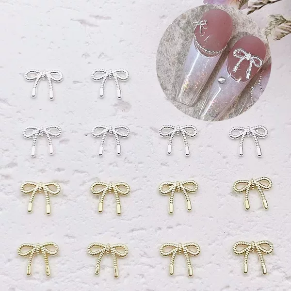 New Cross-Border Butterfly-Themed Gold Nail Art Accessories, DIY Alloy Small Ornaments, Accessories Wholesale