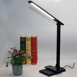 Desk lamp wireless charging eye protection desk lamp creative dormitory lamp student USB learning reading lamp LED desk lamp wholesale