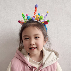 Colorful twist stick birthday headband children's birthday cake headband performance holiday party performance jewelry hairpin