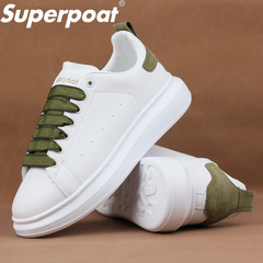 男女同款厚底小白鞋男情侶款運動休閒鞋學生滑板鞋百搭男潮鞋輕便