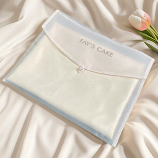 Wholesale matte yarn bag underwear cheongsam silk scarf packaging bag flip envelope storage bag printable logo