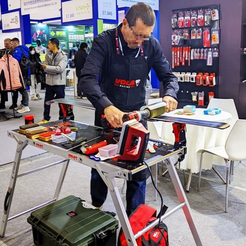 Набор для восковки сноуборда Vola, набор инструментов для ремонта и обслуживания лыж, одинарной и двойной доски, набор инструментов для восковки, фиксированный кронштейн