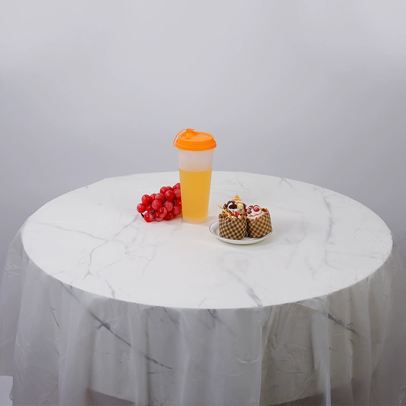 П disposable table cloth красный белый ПЭ пластиковая скатерть для свадьбы банкетного зала, гостиничные принадлежности