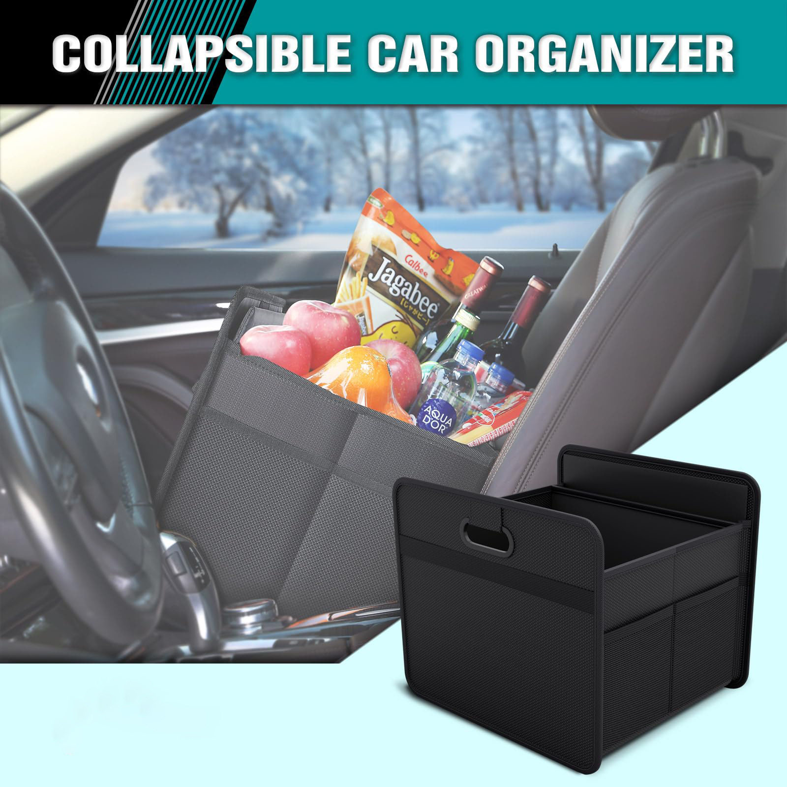 Cross-Border Popular Trunk Storage Box Large Capacity Car Trunk Car Multifunctional Storage Box Customization