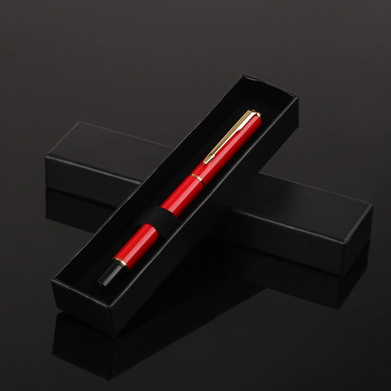 Fabricante mayorista multicolor pluma de firma metálica conjunto de reuniones de negocios oficina hotel regalos conmemorativos logotipo de pluma