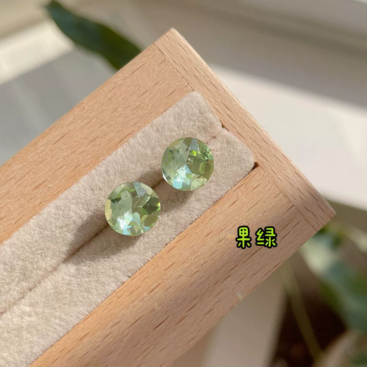Stud Earrings (Millennium Rose) 8 mm rose‑cut zircon, straight‑pin and flat‑back screw options, assorted colors