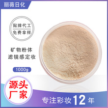 哑光定妆散粉控油持久防水汗不脱四宫格黑胡椒空气垫晚安蜜粉批发