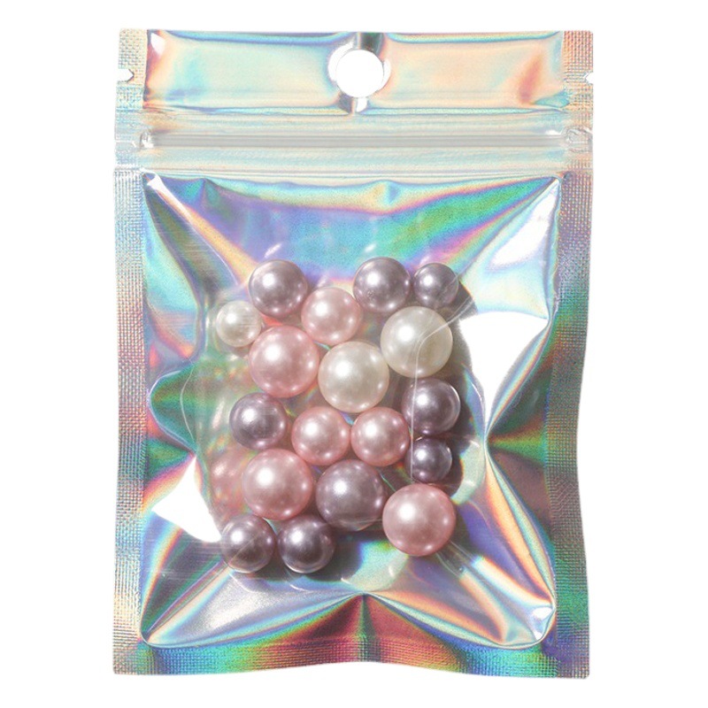 Bolsa de embalaje láser, bolsa ziplock, bolsa de Yinyang, bolsa de plástico, bolsa de plástico, bolsa de plástico, bolsa de plástico, bolsa de plástico, bolsa de joyería de color mágico arco iris