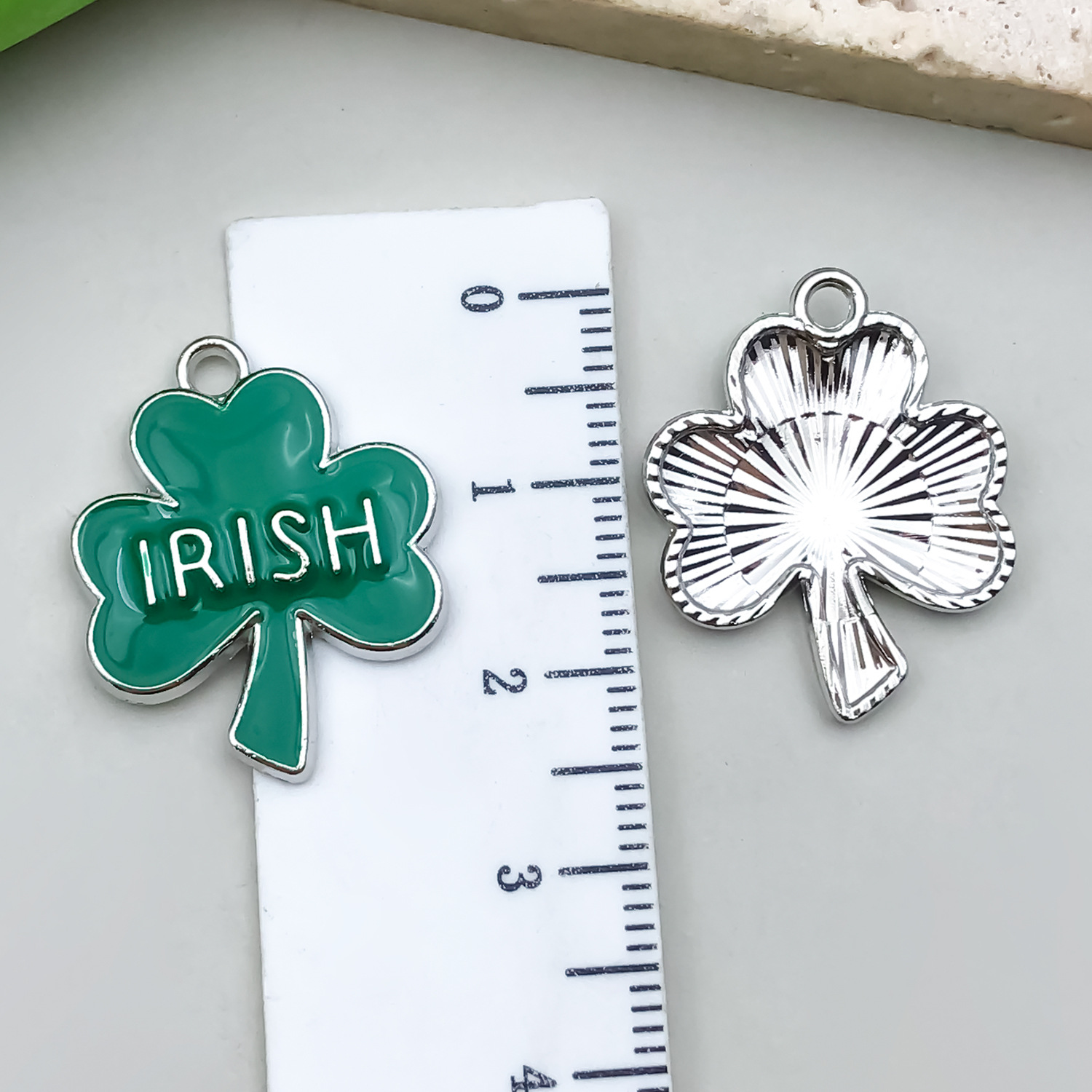Irish clover DIY jewelry accessories, clover hats, Beer festival necklaces, pendants, keychains, small pendants pic 14