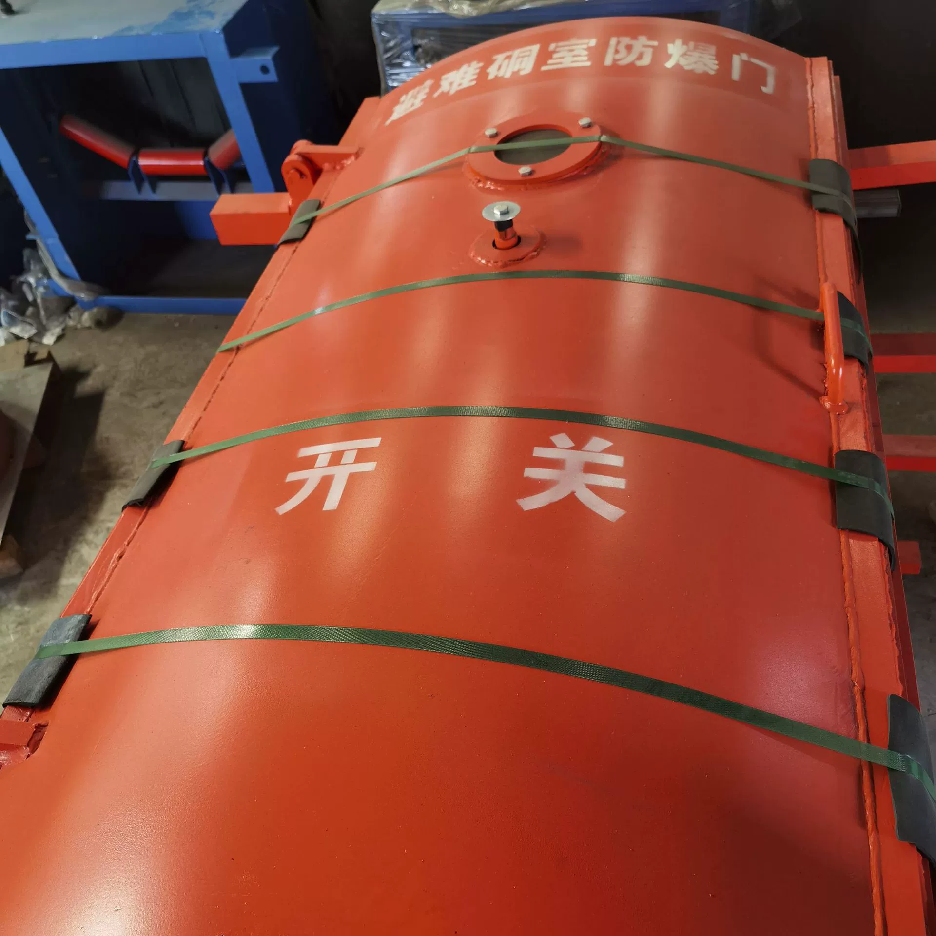 Взрывозащищенная противопожарная дверь для шахтных убежищ Чжуншэн MMB1.8*2.0м, водонепроницаемая, герметичная