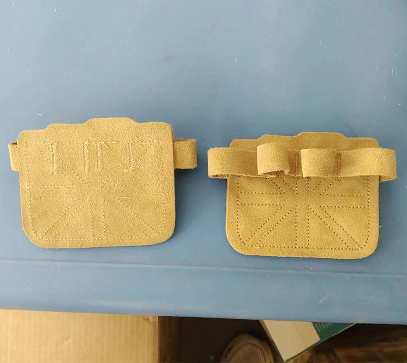 牛革は体を上にして滑り止めの手のひら専用のゴムバンドを持っています。|undefined