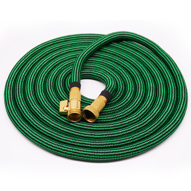 跨境专供花园伸缩水管套装garden hose高压洗车水枪浇花花园软管