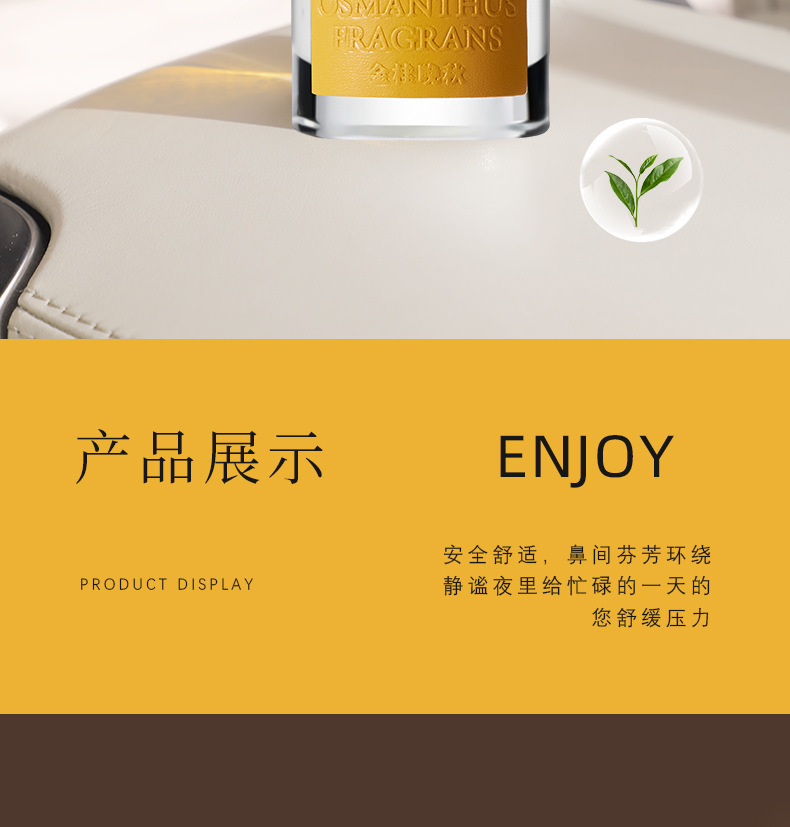 Leather retro car aromatherapy bedroom toilet deodorant car perfume fresh citrus amber fragrance wholesale