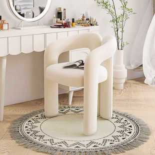 ✅ Trendy Makeup Chair Bedroom Stool Makeup Stool Light Luxury Dressing Stool Home Backrest Chair Wardrobe Chair