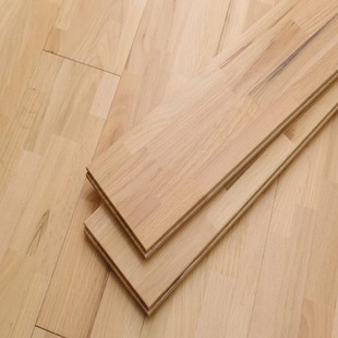 Oak Solid Wood Flooring Direct from Manufacturer for Home Use, Lock System, Bedroom, Eco-Friendly, Gray Cream Style, Imported Light Luxury