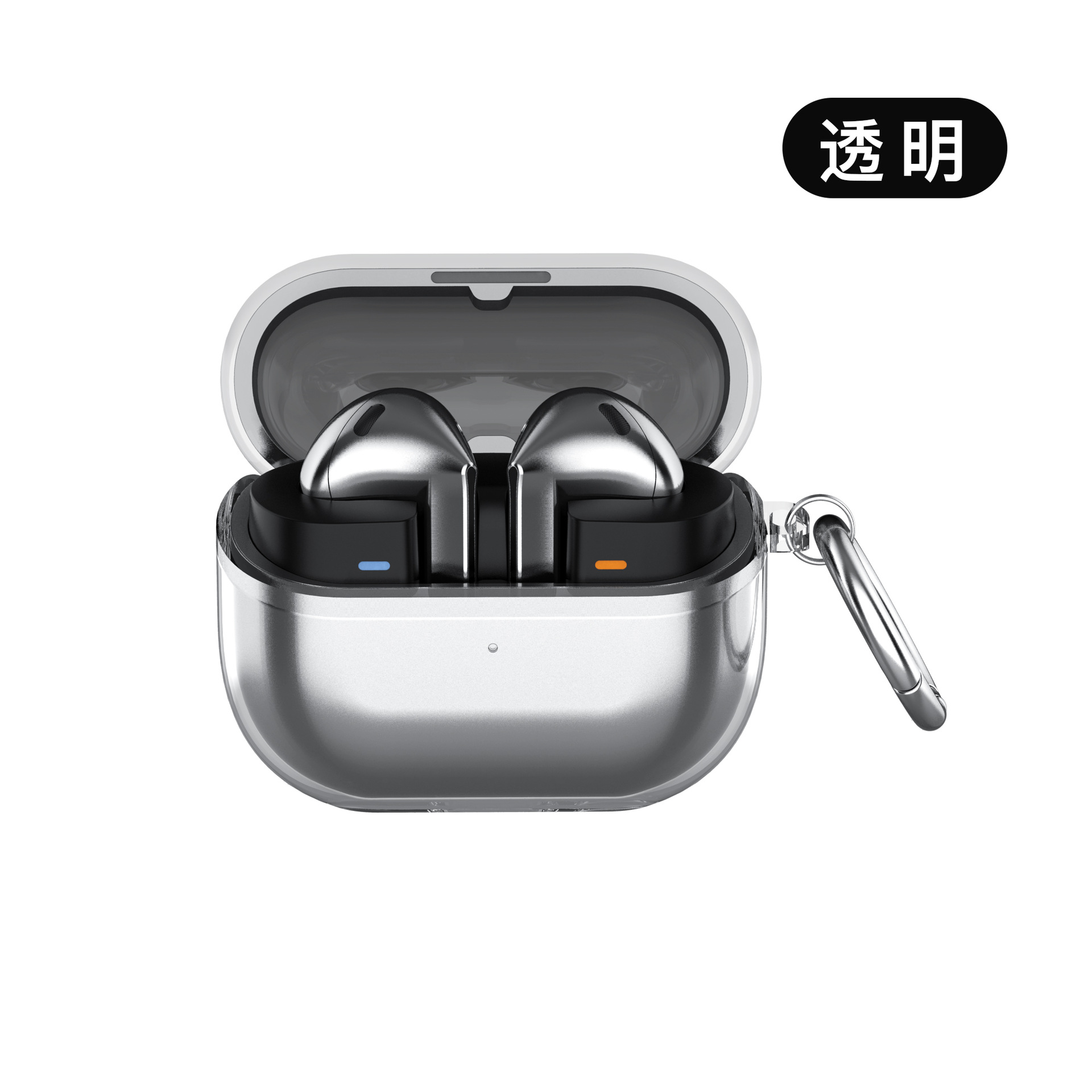 La funda protectora para Samsung Galaxy buds3 pro es adecuada para fundas para auriculares Buds3 FE/Buds2/live de alta transparencia.