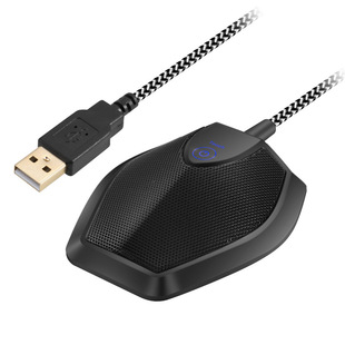 Cross-border Hot Conference Microphone Computer Notebook Full-pointing Sound Pickup Sensitive USB Recording Desktop Microphone