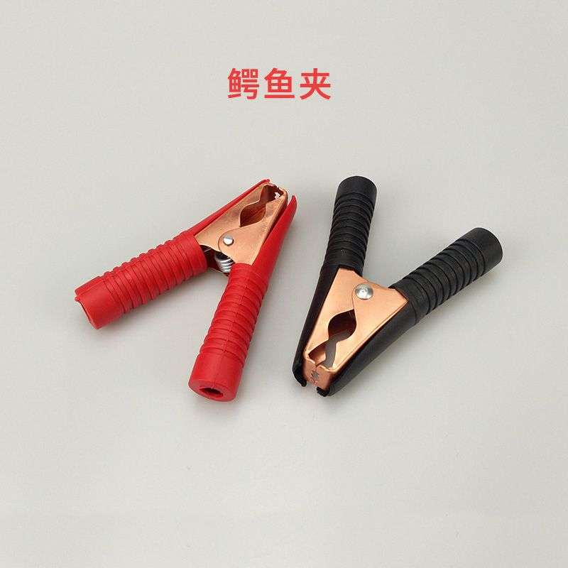 Battery Clamps, Copper-Plated Pure Copper Car Jumper Cables, Battery Connection Cables, Alligator Clips
