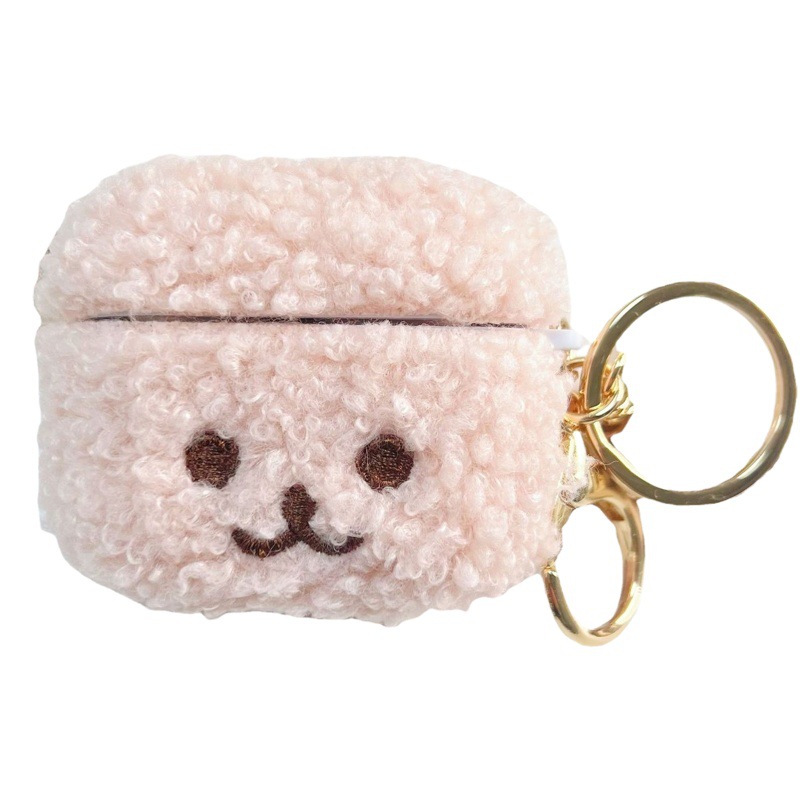 Directo de fábrica lindo caso de auriculares de felpa para Apple airpods funda protectora