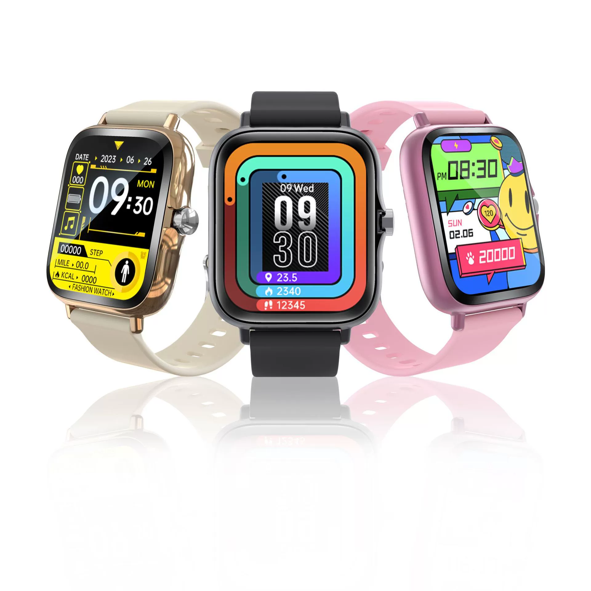 Универсальный браслет, импортный, отслеживает пульс, измеряет артериальное давление, Bluetooth