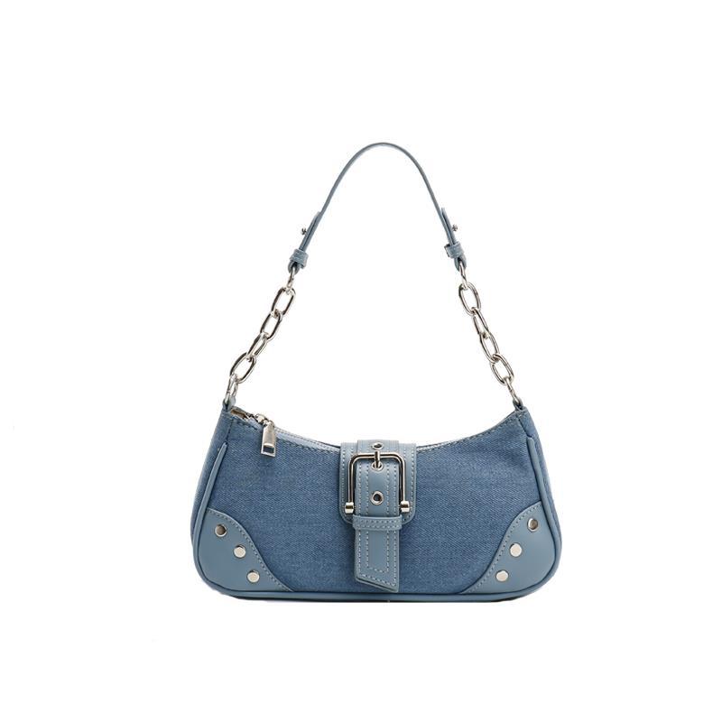 Original nuevo bolso nicho textura baguette bolsa retro axila bolsa todo partido ins bolso de hombro bolso de las mujeres al por mayor