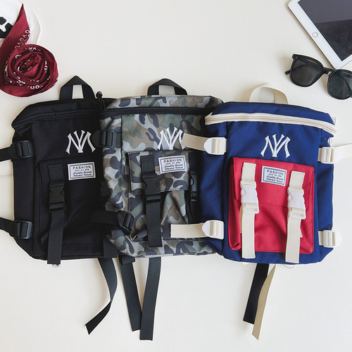 Small schoolbag children's kindergarten Korean version girl baby small backpack casual trendy cool camouflage boy travel backpack