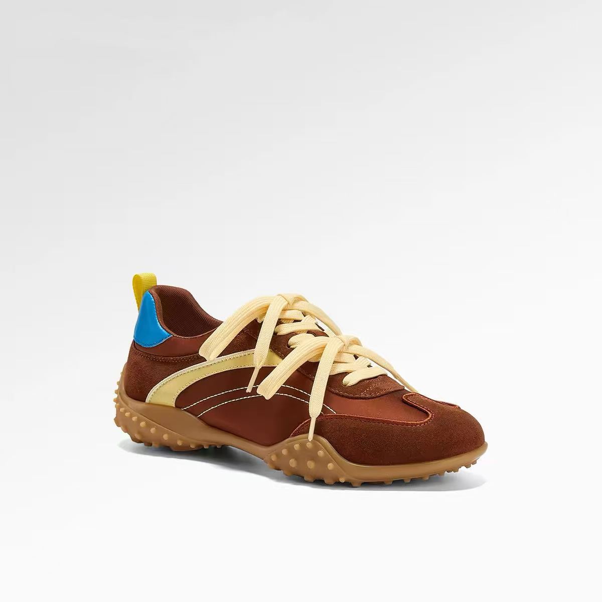 Unisex-Retro-Laufschuhe mit Farbblock-Design, leichte, modische Slip-On-Tennisschuhe für Damen und Herren_voghion.com