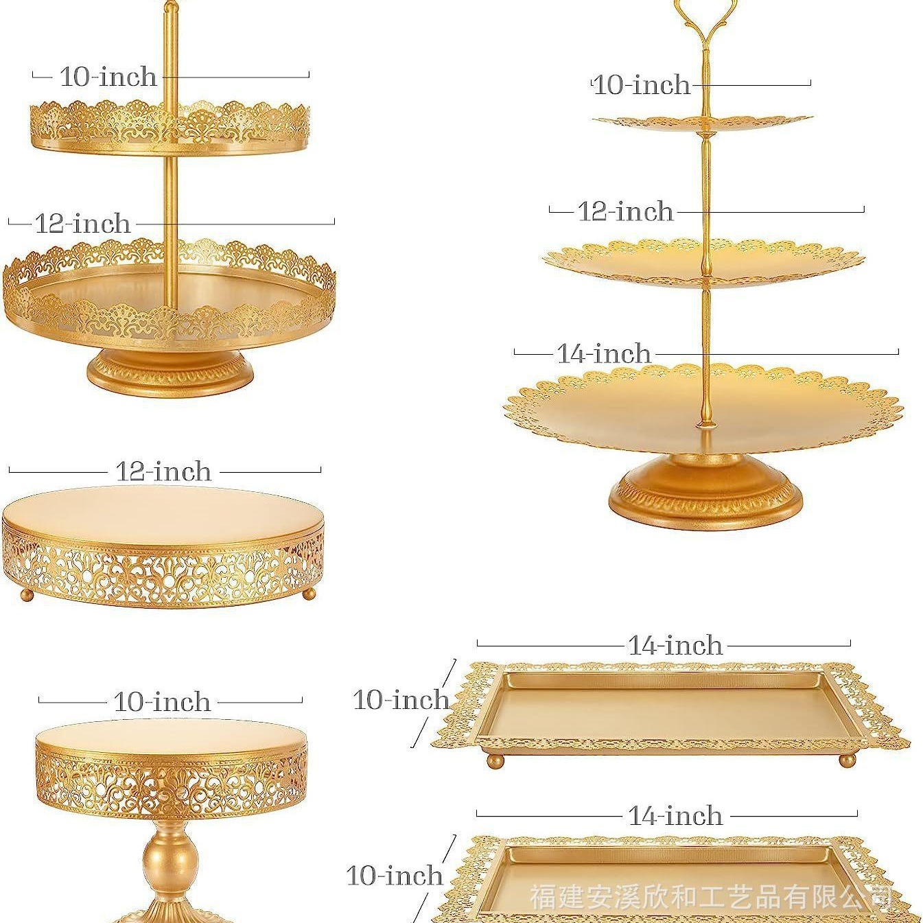Estilo europeo creativo oro hueco soporte de la torta accesorios de la boda decoración de la Mesa de postre tienda de postres pastel de postre combinación