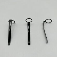 厂家生产销售 笔扣 工具夹 电筒夹  金属笔夹  长三孔夹