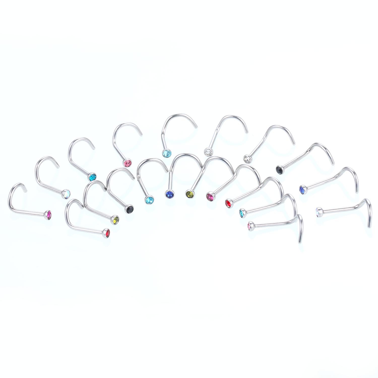 Fashion Geometric Stainless Steel Plating Nose studs 1 Piece