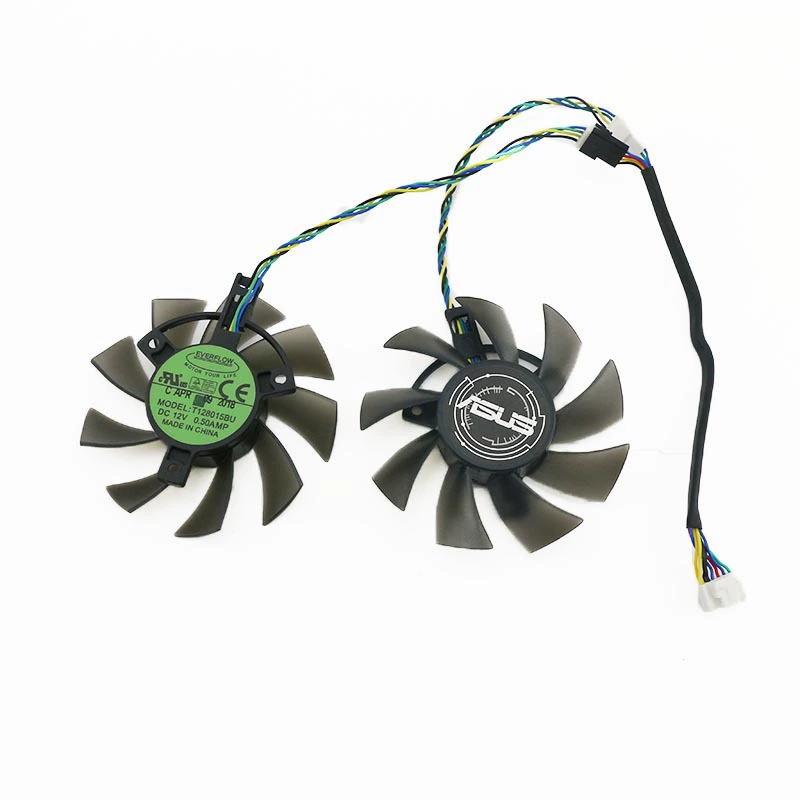 Подходит для видеокарты ASUS/ASUS Dual-GTX 1650/GTX 1660TI вентилятор охлаждения T128015B