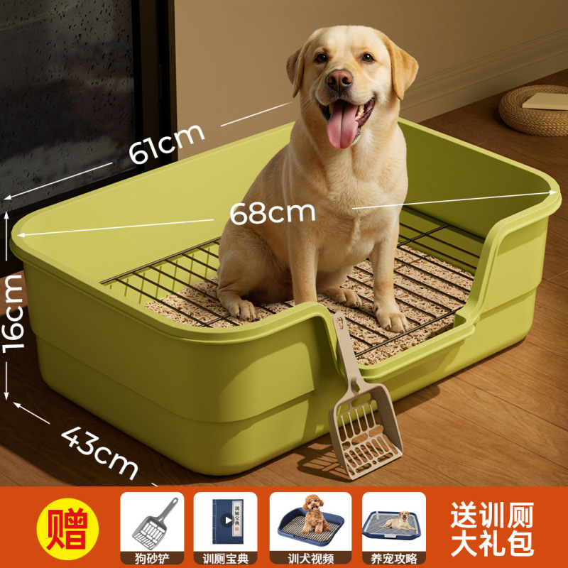 犬トイレの特大サイズの防外はね高フェンス犬尿盆の正口小型犬タブレットペット用品メーカー代発|undefined