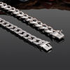 Fashionable accessory stainless steel, chain, necklace, European style, wholesale, simple and elegant design