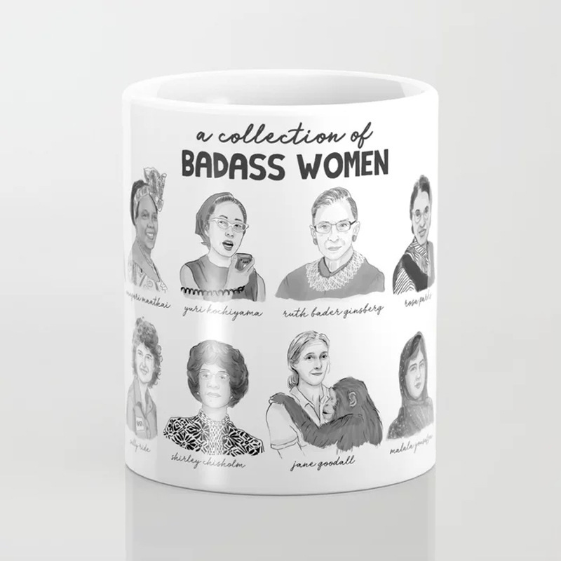 World Feminism Soul Foreign Trade Ladies Office Drinking Water Cup Gift Coffee Ceramic Water Cup