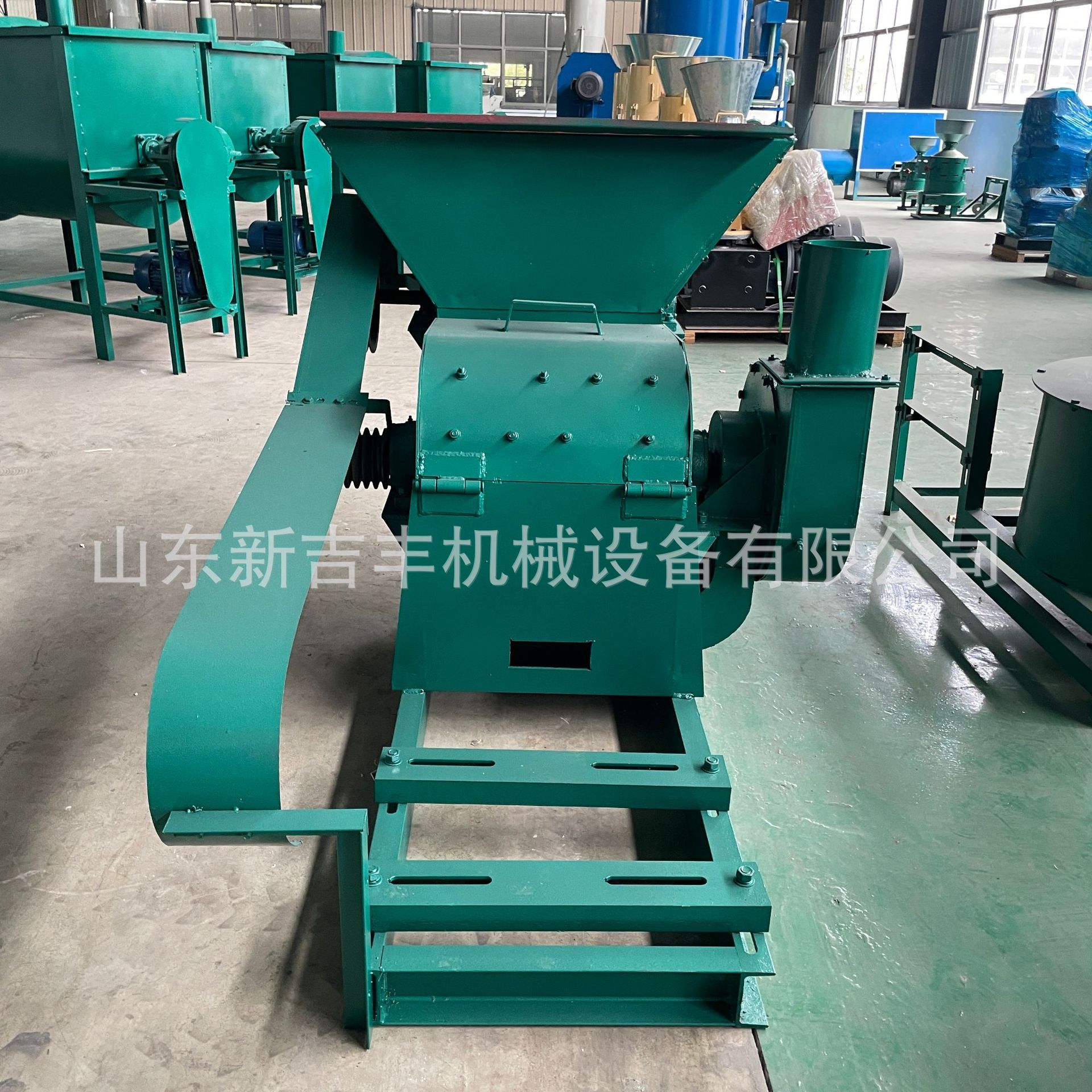 大料口秸秆稻草料粉碎机多用型杂草粉碎机拨料齿成捆稻草破碎机