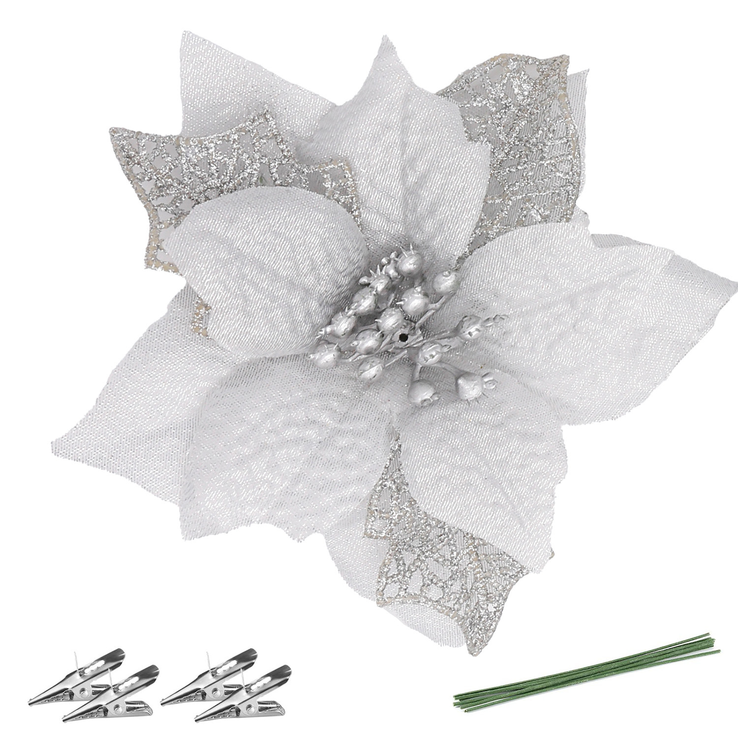 Flor de gran hoja - Silver