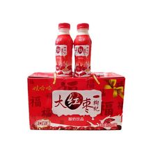 国货娃哈哈大红枣枸杞酸奶饮品营养早餐350g*8瓶礼盒整箱批发
