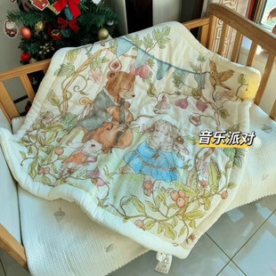 Baby Quilt Soft and Comfortable Newborn Outgoing Windproof Quilt Washable Large Size Four Seasons Baby Quilt