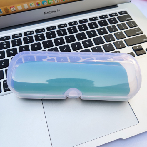 Transparent reading glasses plastic glasses case myopia fashion lightweight anti-pressure printed logo frame new style [manufacturer]