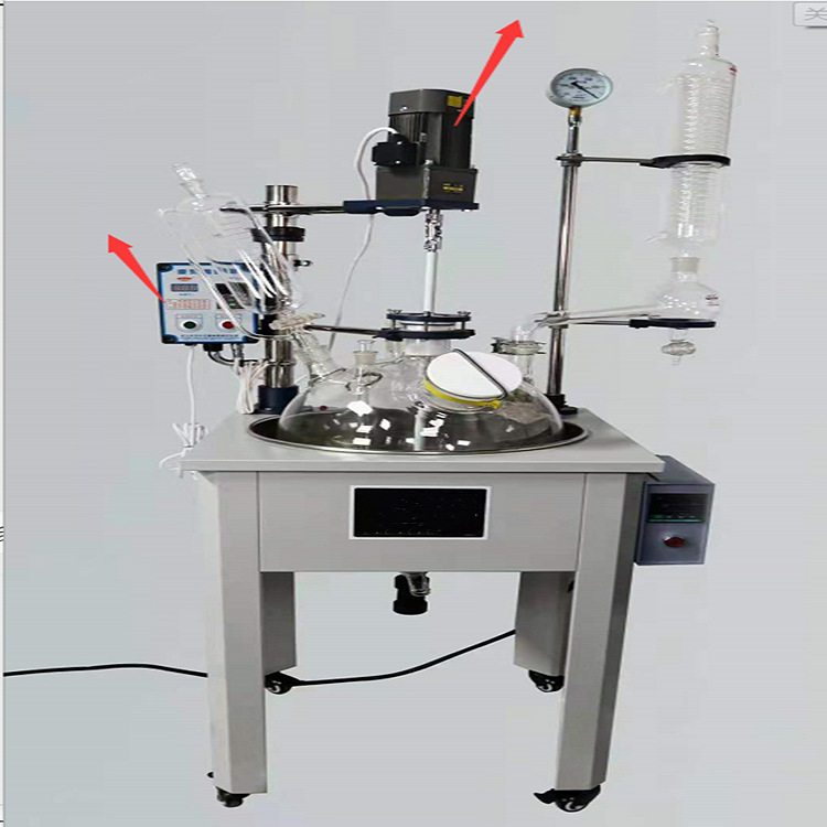 单层玻璃反应釜 型号:GB66-F-30L库号：M234274