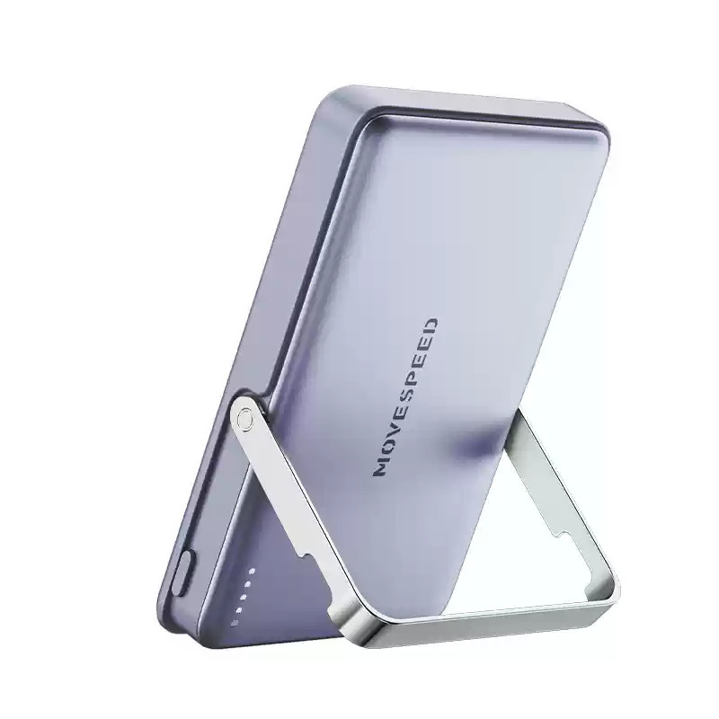 移速磁吸充電器 10000mAh 超薄型アルミニウム合金充電器 隠しスタンド付きギフト充電器|undefined