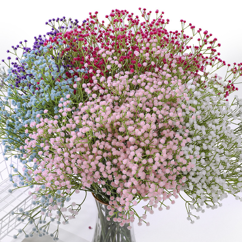Simulated Gypsophila Wholesale Fake Flowers Simulated Flowers Guide Photo Props Ornaments Wedding Wedding Decoration Arrangement Flower Arrangement