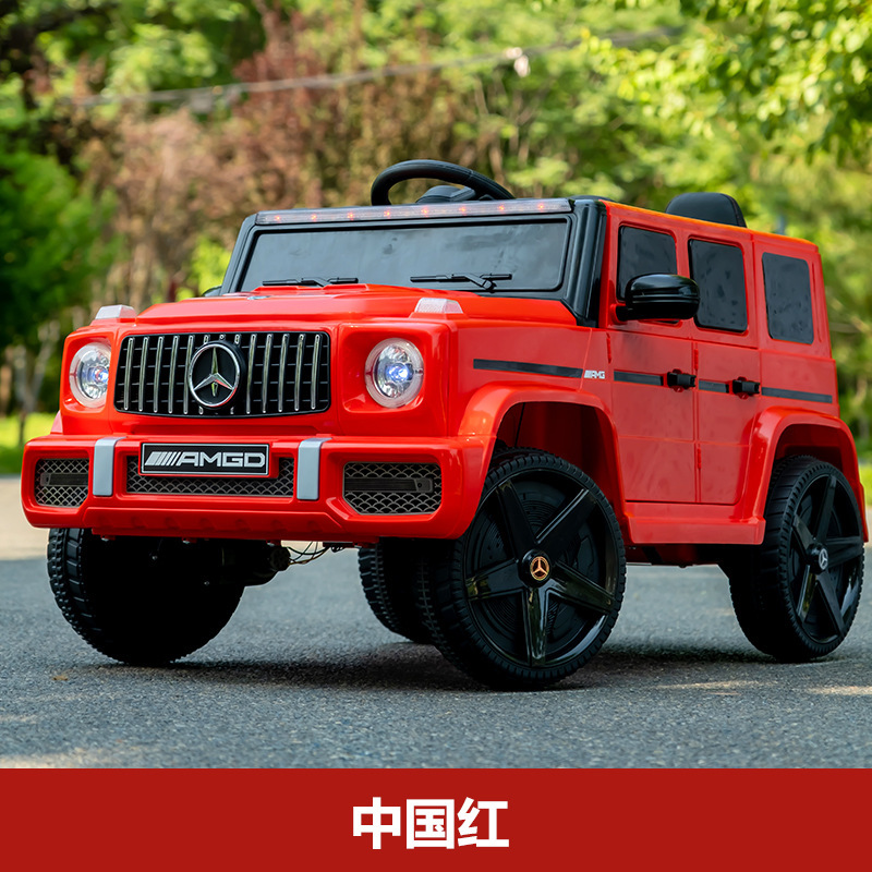 Mercedes-Benz G coche eléctrico para niños todoterreno de cuatro ruedas controlado remoto coche de juguete de doble conducción coche de bebé de dos asientos cuatro ruedas image 9