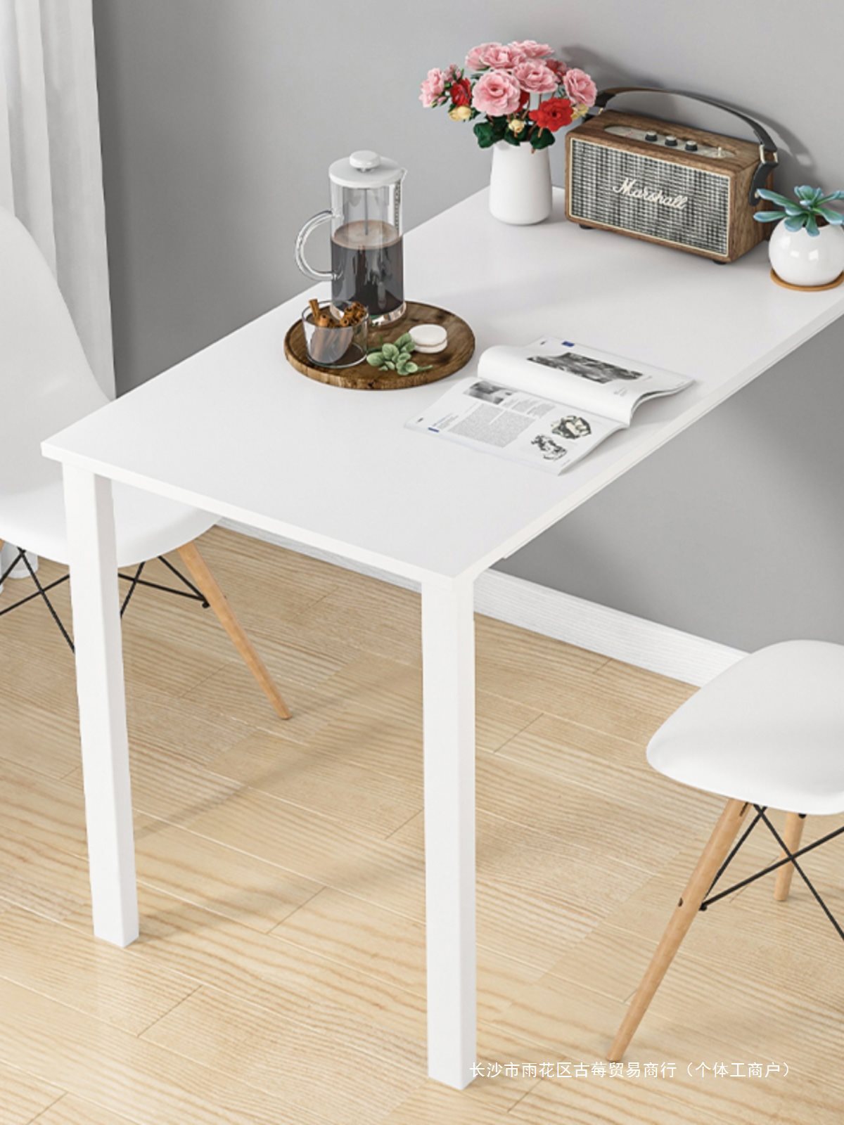 Student table wall-mounted folding dining table small retractable…