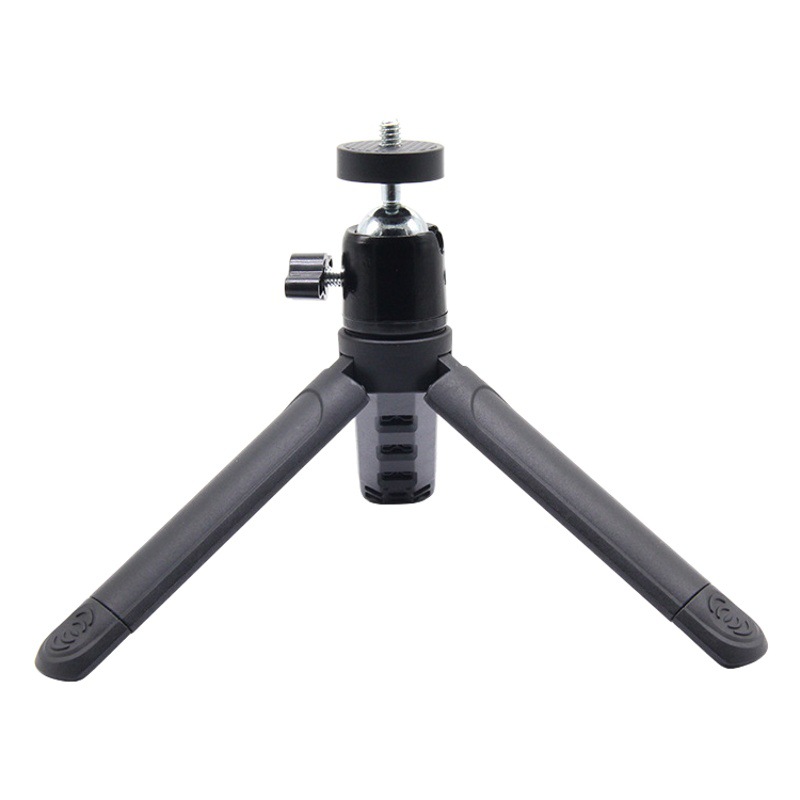Mini escritorio trípode de mano fotografía cámara en miniatura telescópica PTZ pequeño trípode teléfono móvil soporte en vivo