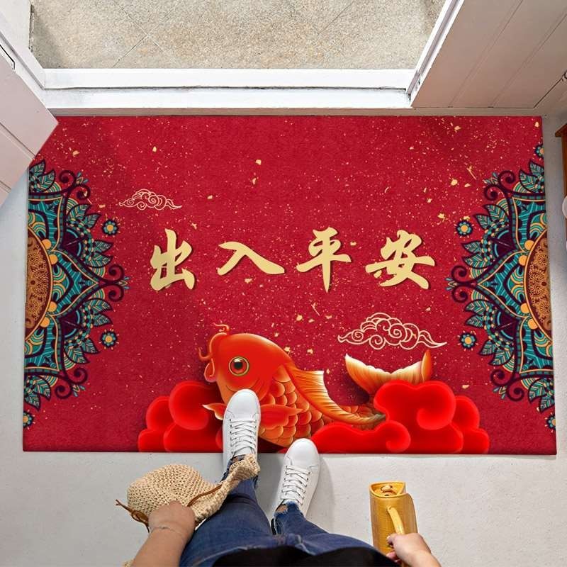 出入平安进门脚垫入户门垫大门口可裁剪地垫防滑吸水耐脏家用地毯-阿里巴巴