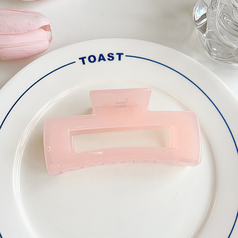 13cm Volumen de pelo clip de tiburón grande clip de pelo cuadrado de nuevo cabeza clip de pelo tocado updo clip de pelo chica