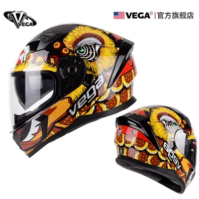 Kempinq və səyahət — Bluetooth Full-Face Helmet, 3C Certified - m-lion-awakening-comes-with-anti-fog-patch-black-film-headgear-nose-protection-helmet-bag