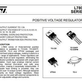 L7806CD2T 1.5A 6V D2PAK封装 ST全新原装 35V输入三端稳压芯片