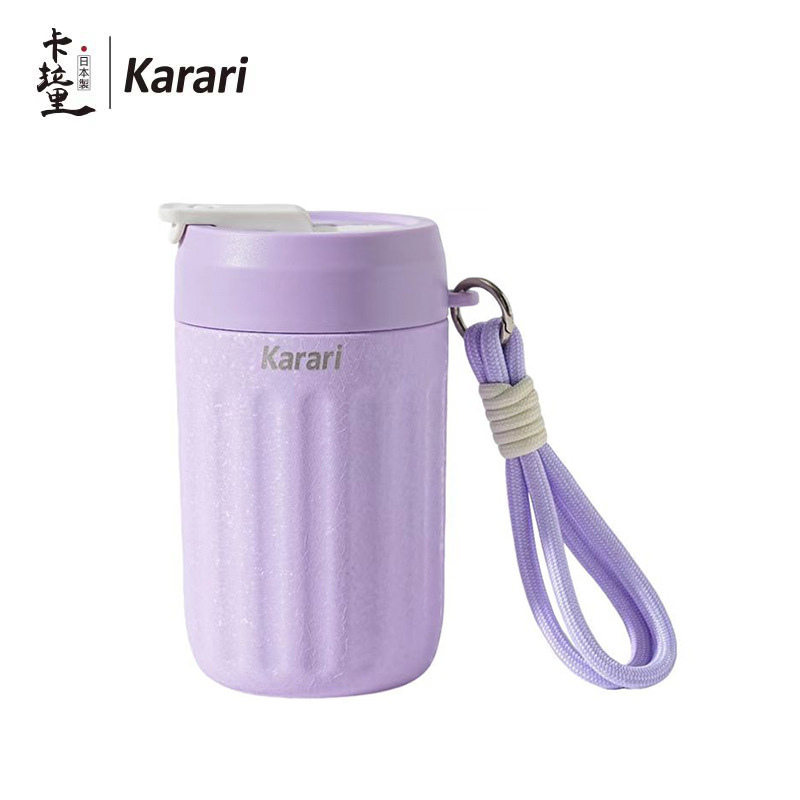 純チタン保温カップkarariスマート恒温カップオフィス蓋付き保冷コーヒーカップハイエンド車載カップ|undefined